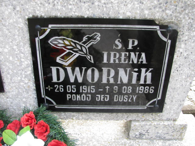 Irena Dwornik 1915 Żary CK 4986 - Grobonet - Wyszukiwarka osób pochowanych
