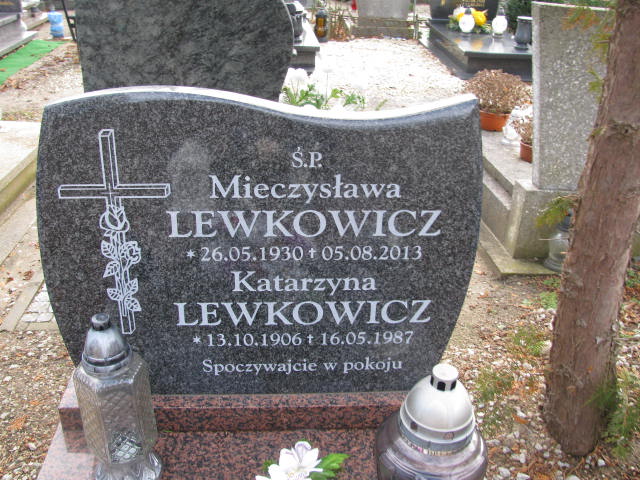 Mieczysława Lewkowicz 1930 Żary CK 4986 - Grobonet - Wyszukiwarka osób pochowanych
