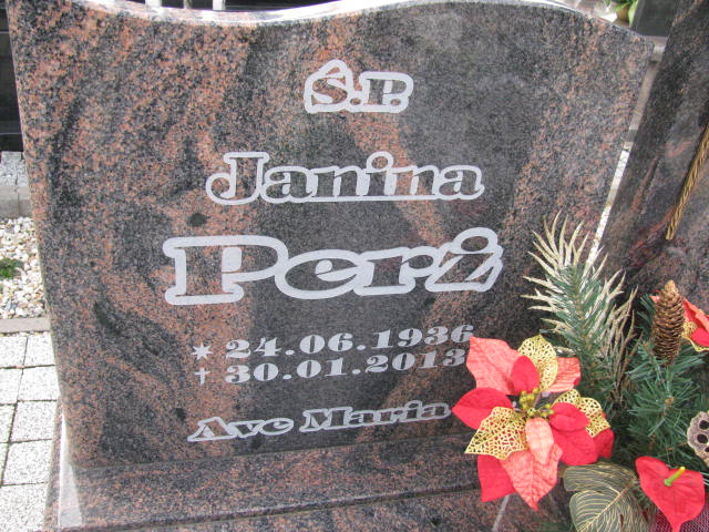 Janina Perż 1936 Żary CK 4986 - Grobonet - Wyszukiwarka osób pochowanych