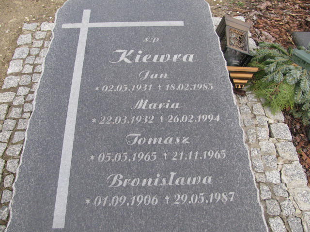 Tomasz Kiewra 1965 Żary CK 4986 - Grobonet - Wyszukiwarka osób pochowanych