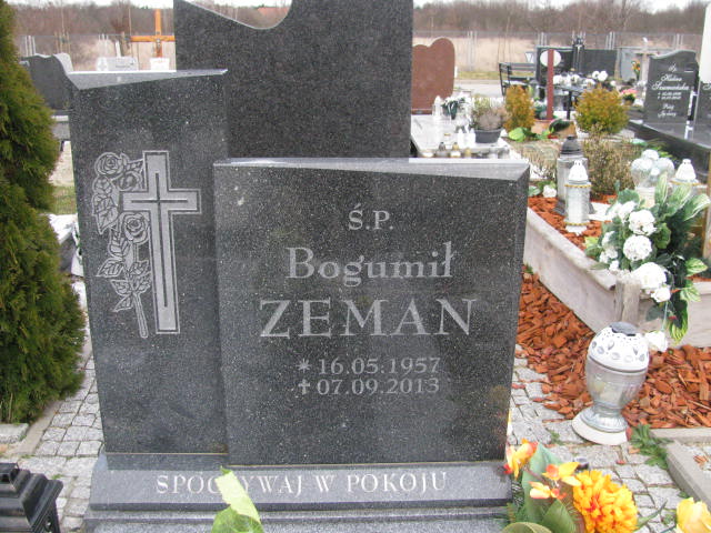 Bogumił Zeman 1957 Żary CK 4986 - Grobonet - Wyszukiwarka osób pochowanych