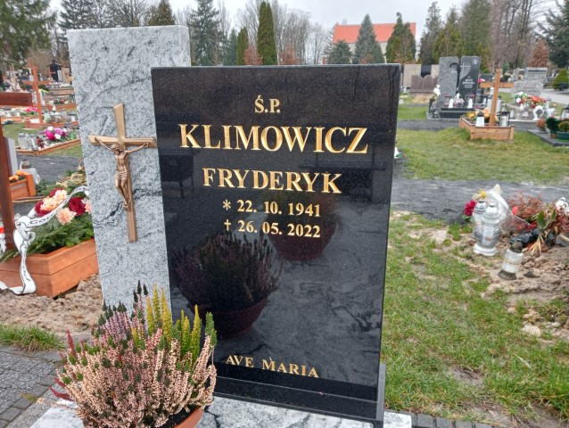 Fryderyk Klimowicz 1941 Żary CK 4986 - Grobonet - Wyszukiwarka osób pochowanych