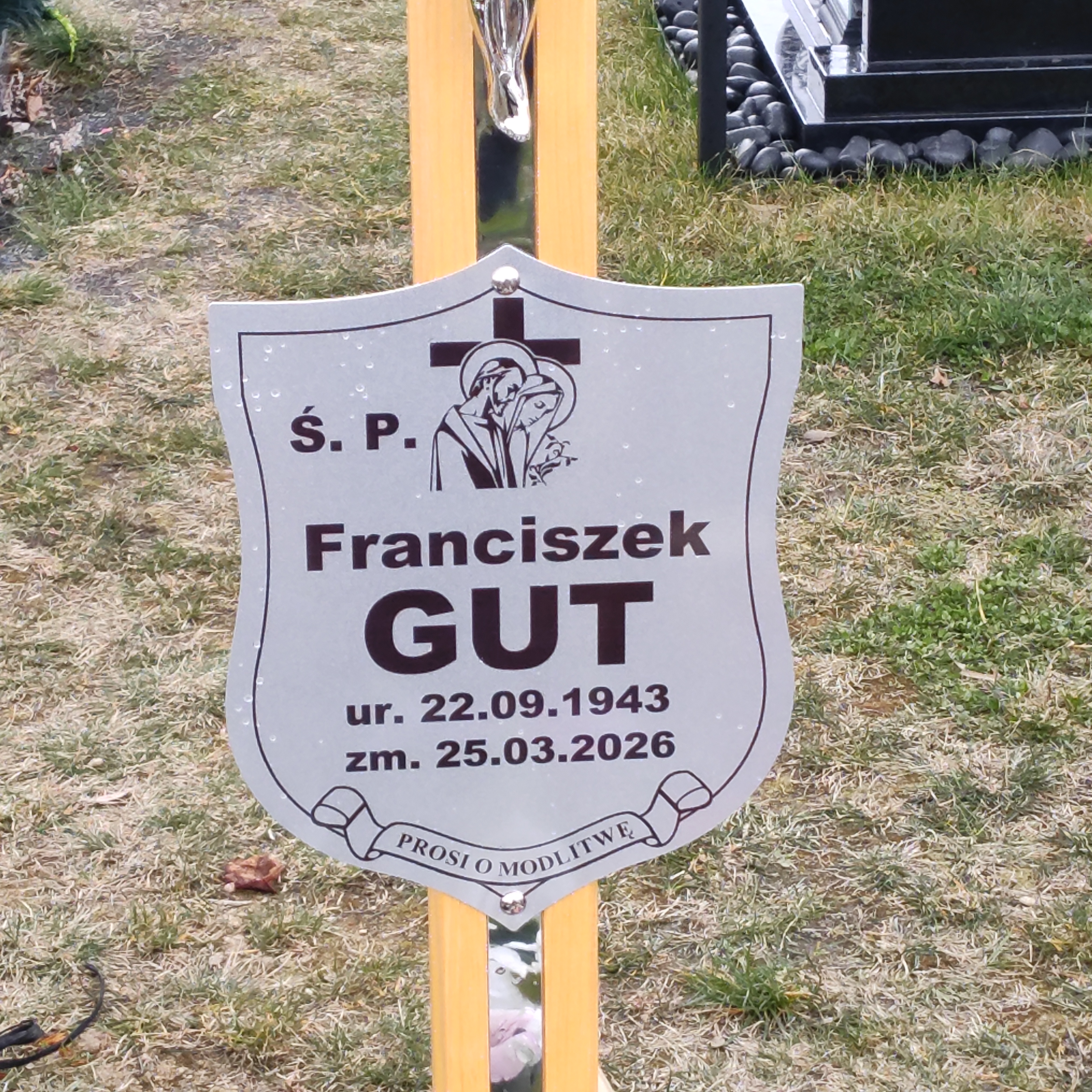 Franciszek Gut 1943 Żary CK 4986 - Grobonet - Wyszukiwarka osób pochowanych