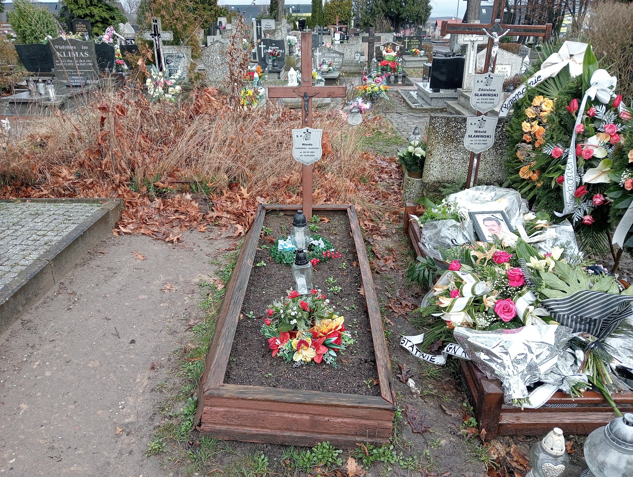 Grób Wanda Kozłowska Sławińska