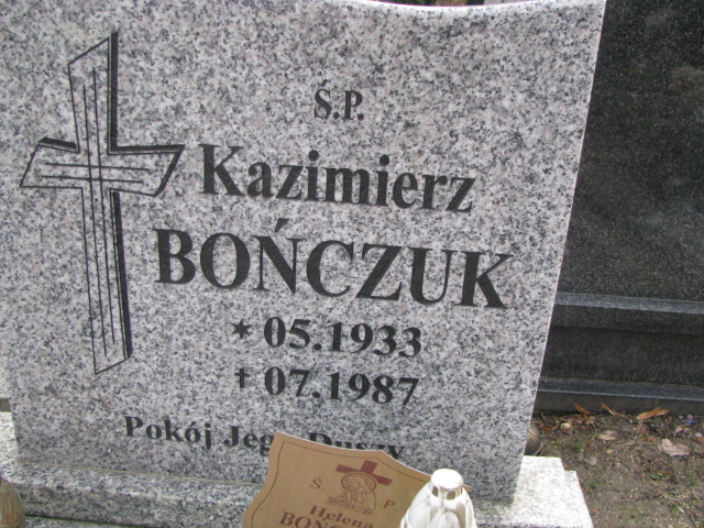 Kazimierz Bończuk 1933 Żary CK 4986 - Grobonet - Wyszukiwarka osób pochowanych