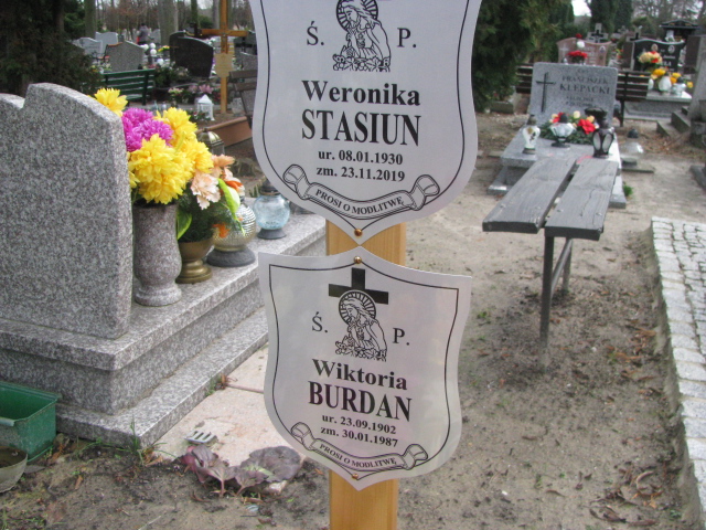 Wiktoria Burdan 1902 Żary CK 4986 - Grobonet - Wyszukiwarka osób pochowanych