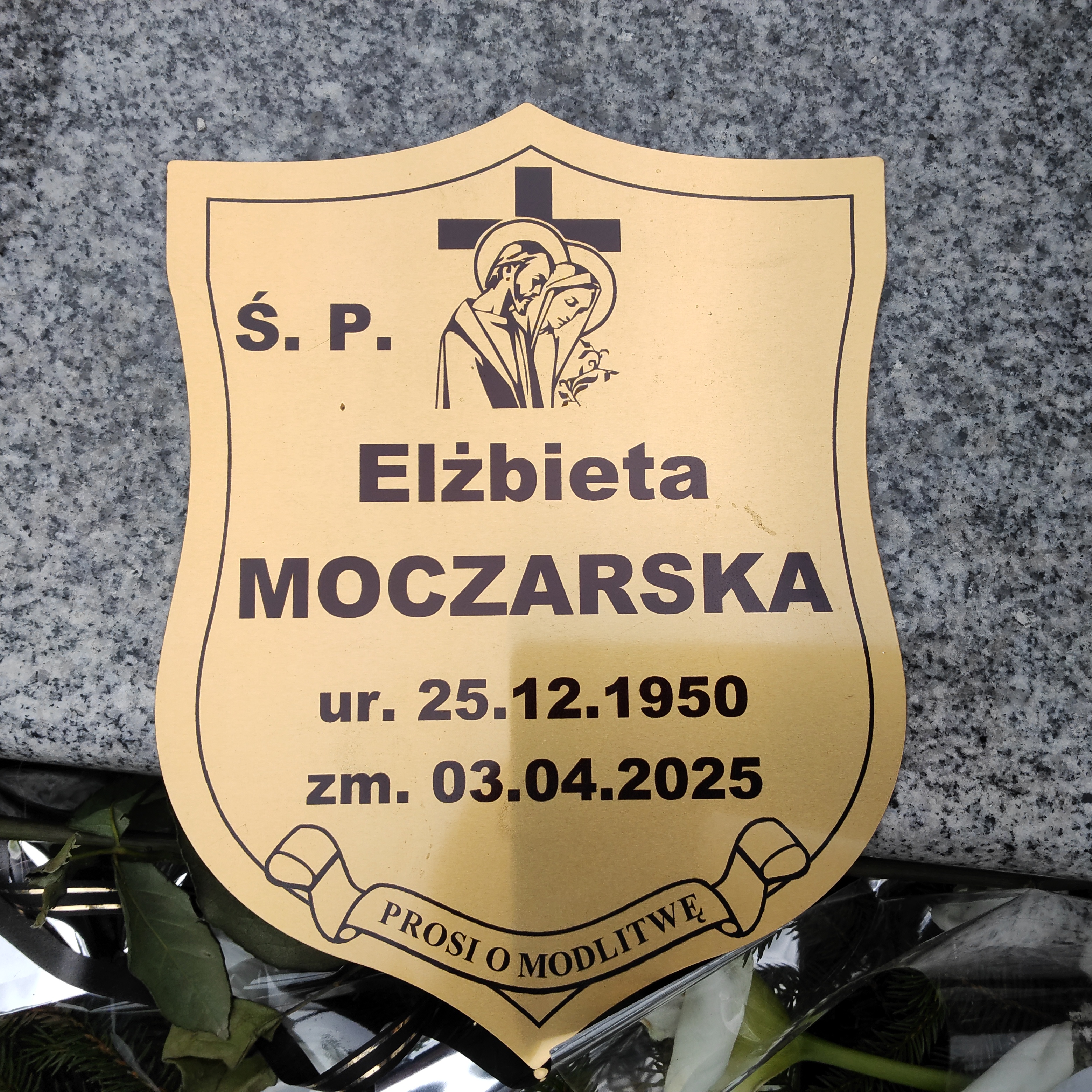 Grób Elżbieta  Moczarska