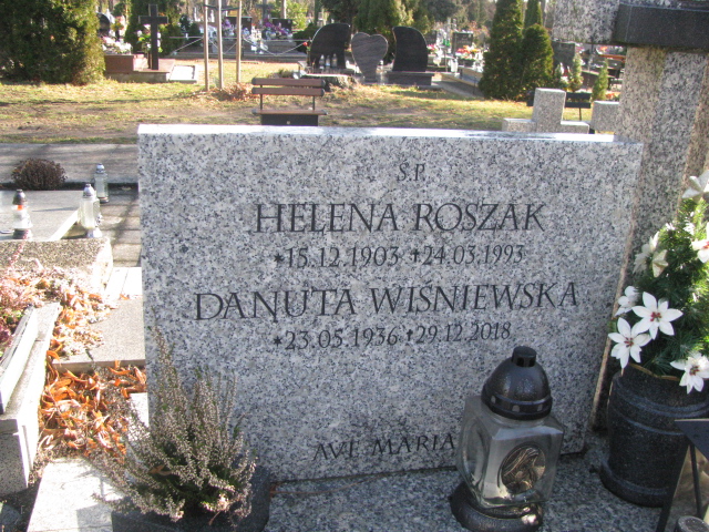Helena Roszak 1903 Żary CK 4986 - Grobonet - Wyszukiwarka osób pochowanych
