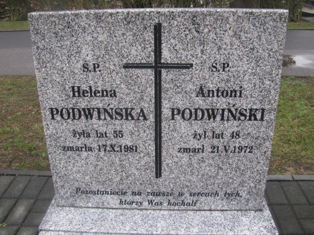 Antoni Podwiński Żary CK 4986 - Grobonet - Wyszukiwarka osób pochowanych
