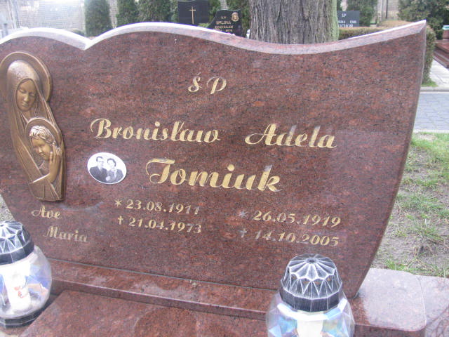 Adelajda Tomiuk 1919 Żary CK 4986 - Grobonet - Wyszukiwarka osób pochowanych
