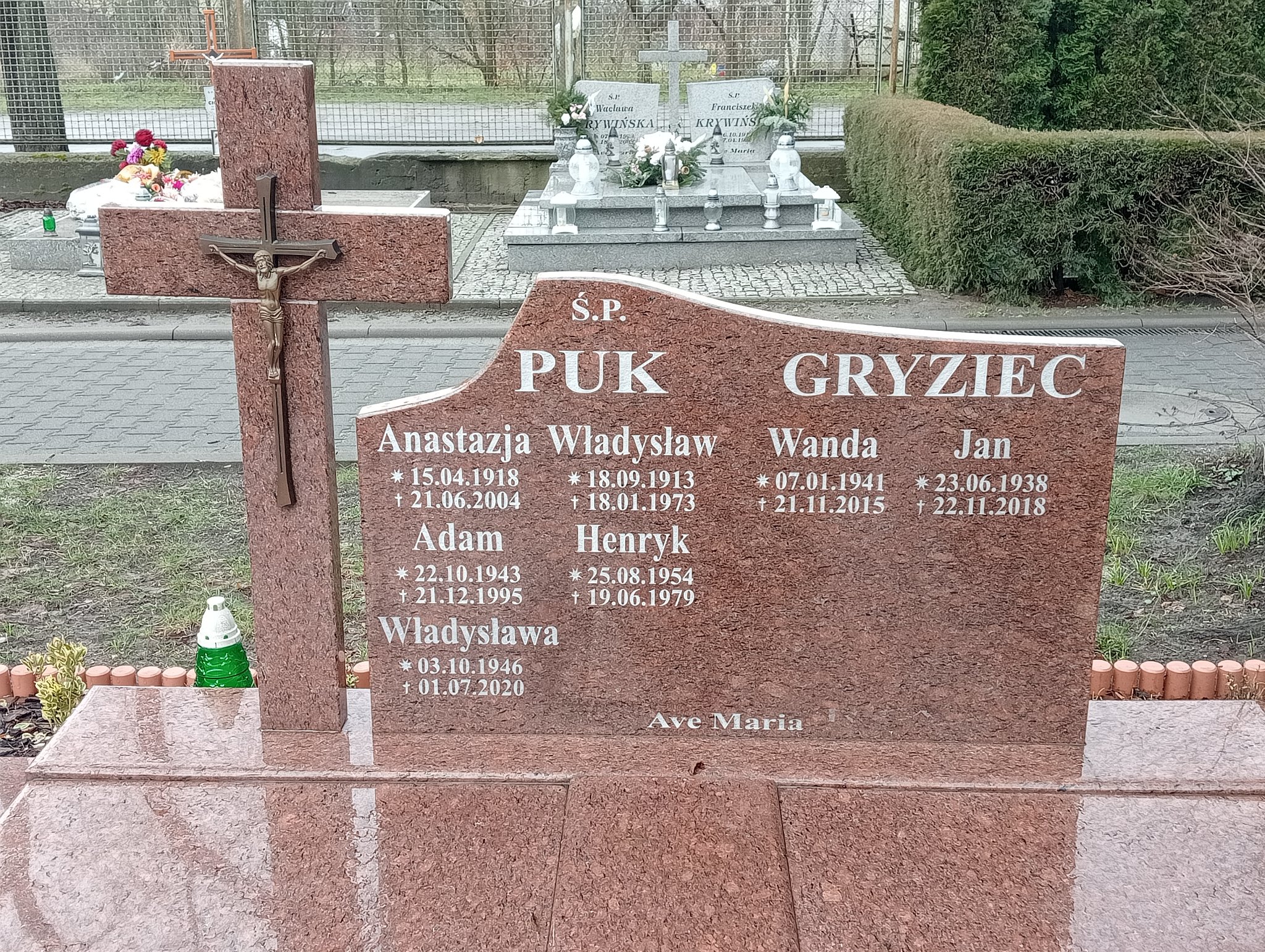 Wanda Gryziec 1941 Żary CK 4986 - Grobonet - Wyszukiwarka osób pochowanych