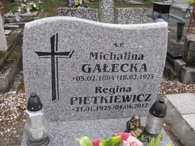 Regina Pietkiewicz 1925 Żary CK 4986 - Grobonet - Wyszukiwarka osób pochowanych