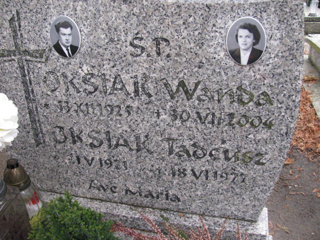 Tadeusz Oksiak 1921 Żary CK 4986 - Grobonet - Wyszukiwarka osób pochowanych