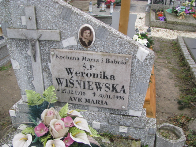 Weronika Wiśniewska 1910 Żary CK 4986 - Grobonet - Wyszukiwarka osób pochowanych