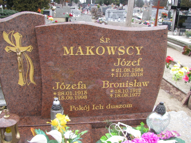 Józefa Makowska 1915 Żary CK 4986 - Grobonet - Wyszukiwarka osób pochowanych