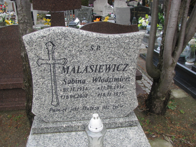 Włodzimierz Malasiewicz 1954 Żary CK 4986 - Grobonet - Wyszukiwarka osób pochowanych