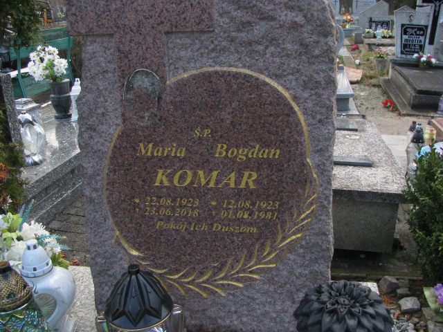 Maria Komar 1923 Żary CK 4986 - Grobonet - Wyszukiwarka osób pochowanych