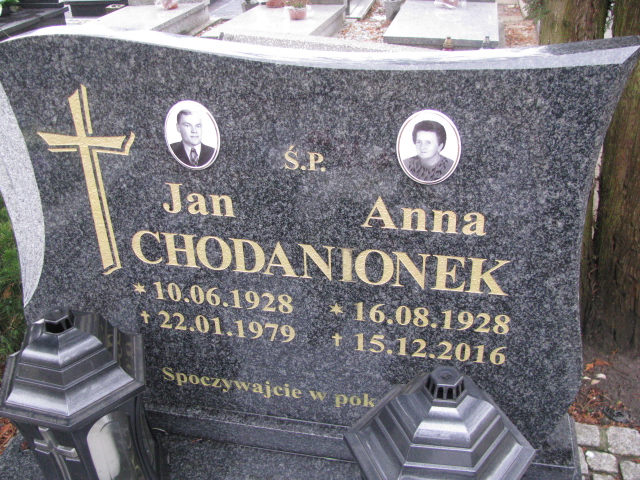 Anna Chodanionek 1928 Żary CK 4986 - Grobonet - Wyszukiwarka osób pochowanych