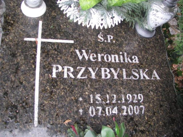 Weronika Przybylska 1929 Żary CK 4986 - Grobonet - Wyszukiwarka osób pochowanych