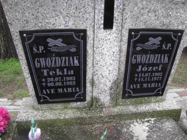 Józef Gwoździak 1902 Żary CK 4986 - Grobonet - Wyszukiwarka osób pochowanych