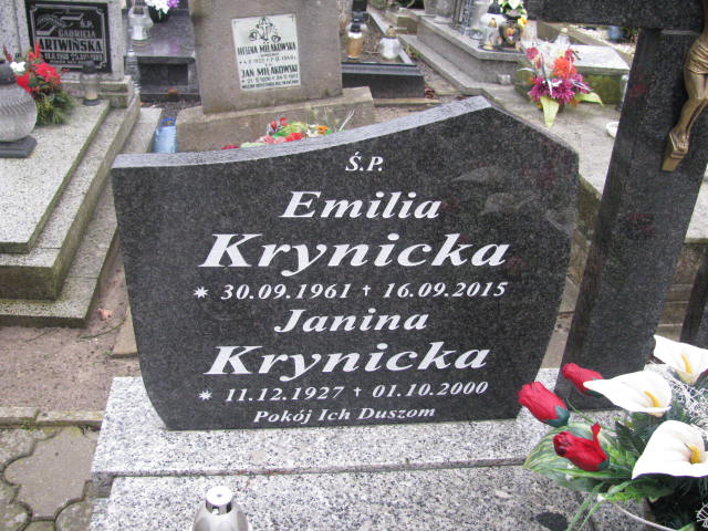 Adam Krynicki 1960 Żary CK 4986 - Grobonet - Wyszukiwarka osób pochowanych