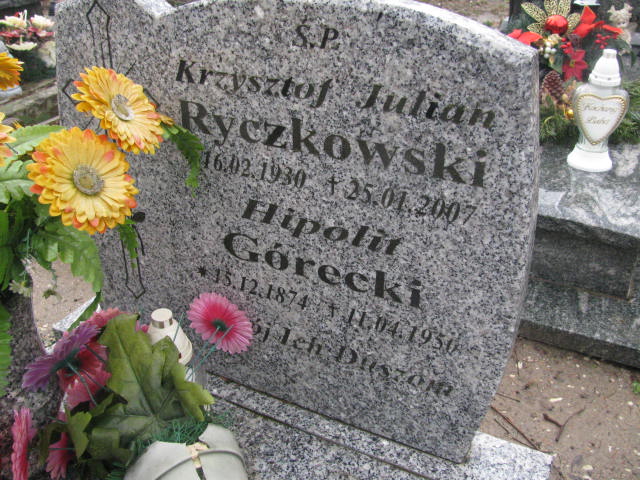 Hipolit Górecki 1874 Żary CK 4986 - Grobonet - Wyszukiwarka osób pochowanych