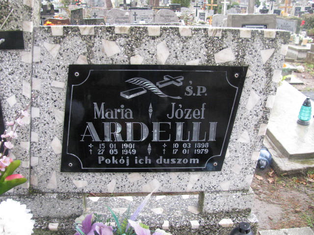 Józef Ardelli 1898 Żary CK 4986 - Grobonet - Wyszukiwarka osób pochowanych