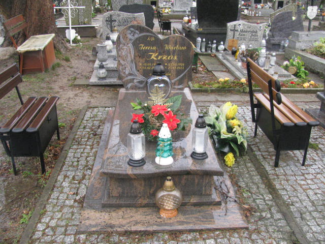 Grób Wacław Krzos
