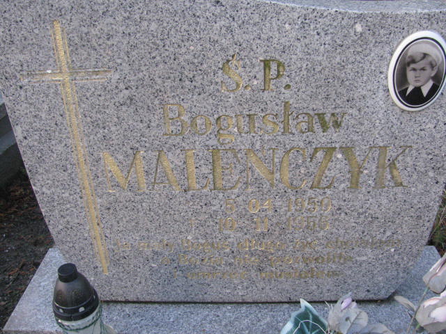 Bogusław Maleńczyk 1950 Żary CK 4986 - Grobonet - Wyszukiwarka osób pochowanych