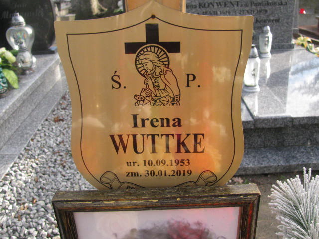 Irena Wuttke  1953 Żary CK 4986 - Grobonet - Wyszukiwarka osób pochowanych