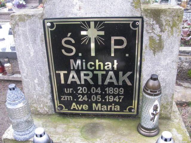 Michał Tartak 1899 Żary CK 4986 - Grobonet - Wyszukiwarka osób pochowanych