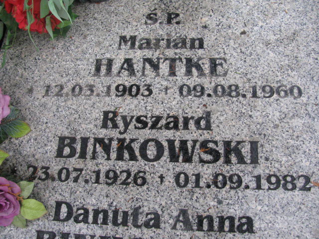 Danuta Anna Binkowska 1929 Żary CK 4986 - Grobonet - Wyszukiwarka osób pochowanych