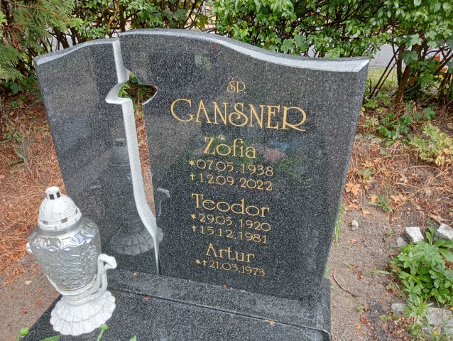 Teodor Karol Gansner 1950 Żary CK 4986 - Grobonet - Wyszukiwarka osób pochowanych