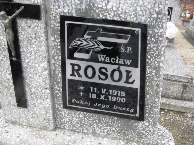 Wacław Rosół 1915 Żary CK 4986 - Grobonet - Wyszukiwarka osób pochowanych