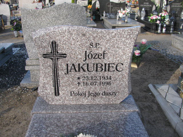 Józef Jakubiec 1934 Żary CK 4986 - Grobonet - Wyszukiwarka osób pochowanych