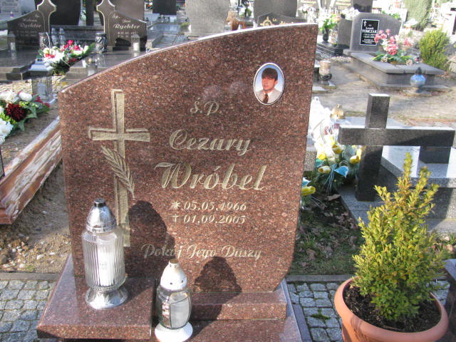 Cezary Wróbel 1966 Żary CK 4986 - Grobonet - Wyszukiwarka osób pochowanych