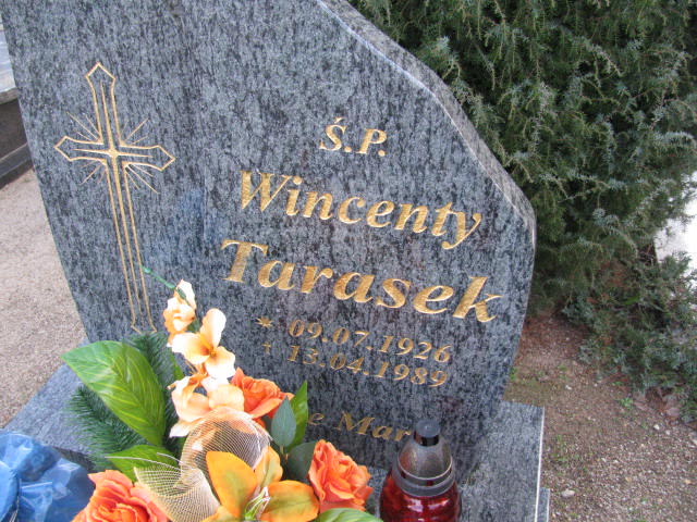 Wincenty Tarasek 1926 Żary CK 4986 - Grobonet - Wyszukiwarka osób pochowanych