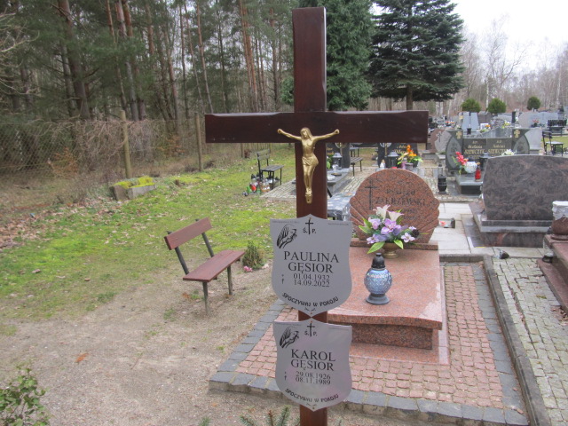 Paulina Gęsior 1932 Żary CK 4986 - Grobonet - Wyszukiwarka osób pochowanych