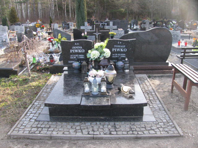 Grób Janina Piwko